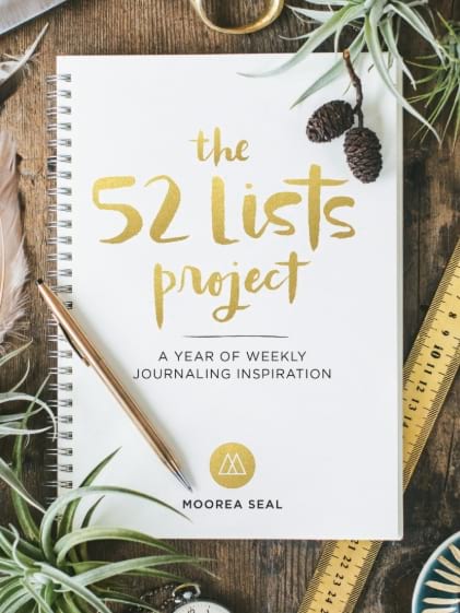 52 lists project journal