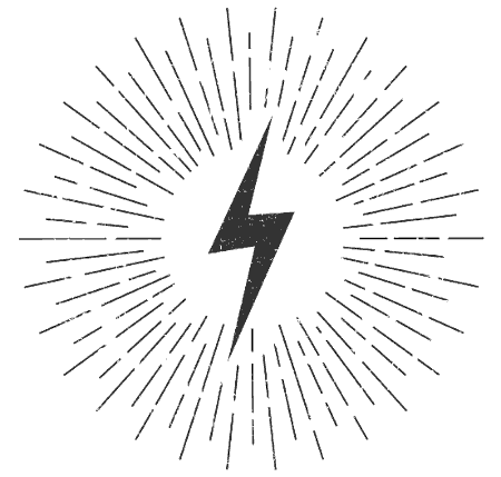 Lightening bolt symbol