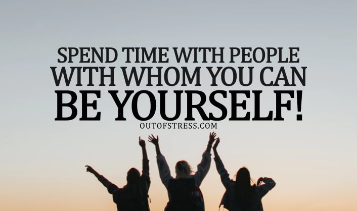 Spend time with like minded people - quote