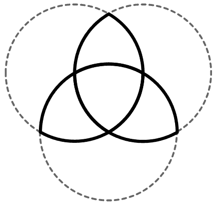 Triquetra with circles